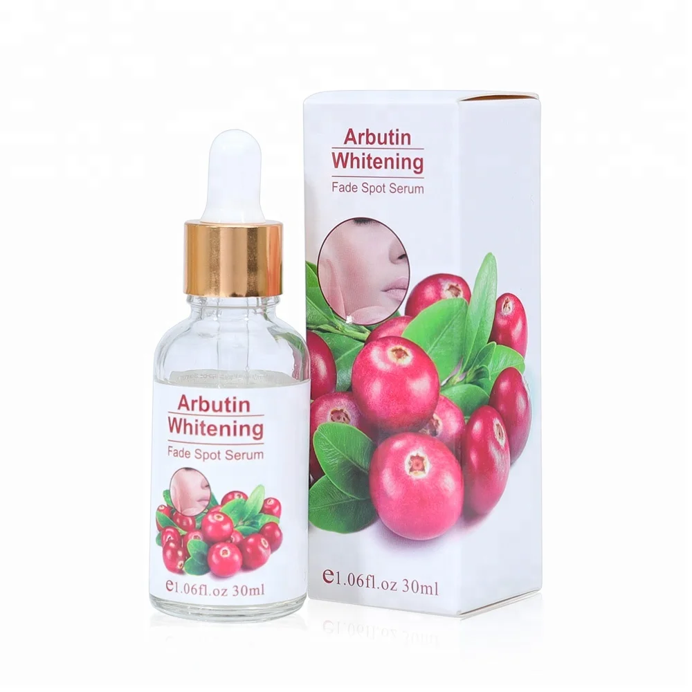 

Private Label Best Concentrated Essences Fade Spot Whitening Alpha Arbutin Face Serum, White