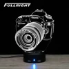 Custom creative gifts acrylic wood base 3d optical illusion led night light lamp