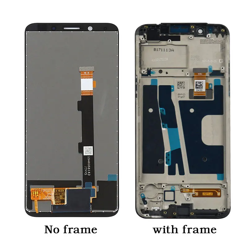 

LCD Touch Screen for OPPO original F5, lcd for OPPO F5 pantalla original with frame, White, black, gold