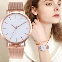 

Cheap Price New Woman Watch Fashion Rose Gold Silver Luxury Ladies Watch For Women MM046