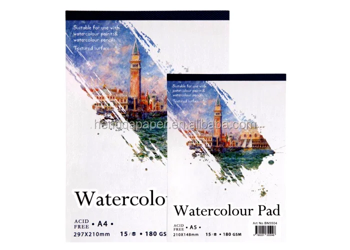 White Watercolour Painting Drawing Paper