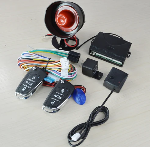 Two Way Auto Alarm System With Four Buttons Remote Control Suitable For All Cars 