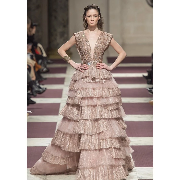 

Fashion New Design Celebrity Night Club Party Elegant Long Evening Dress