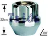 CHROME CONE FIVE SPLINE WHEEL LOCK