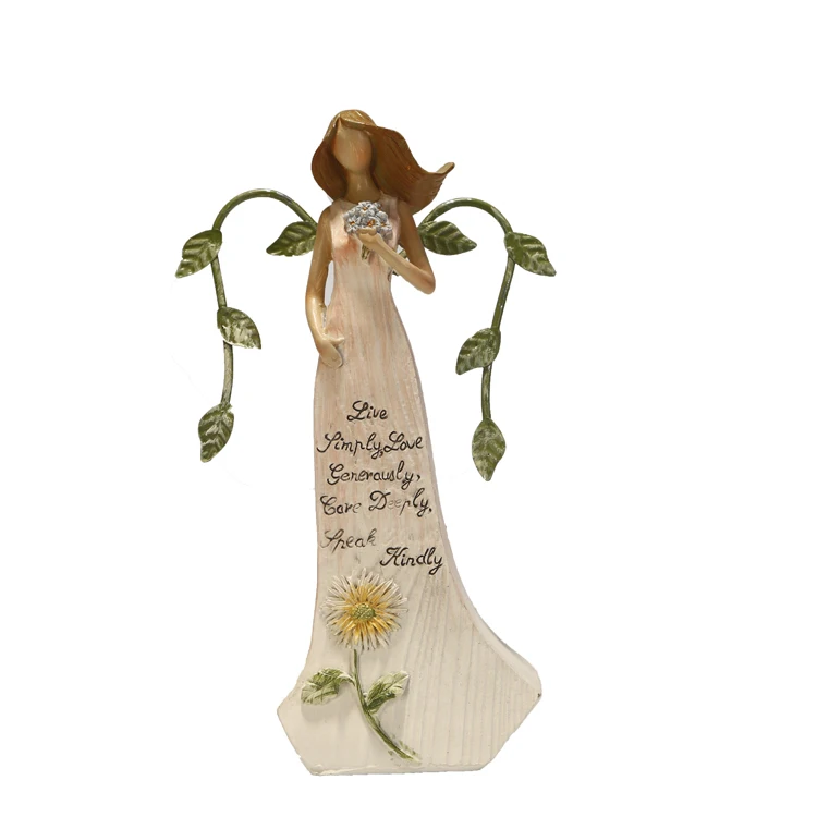 2018 New Design Resin Guardian Angel Figurines For Mother Day Buy