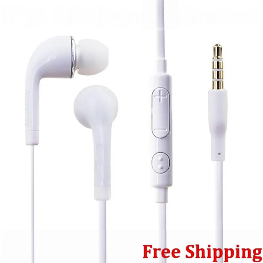

3.5mm J5 Stereo Handsfree In-Ear Earphone Headset with Mic VOL volume control For Samsung GALAXY S4 S9 S8 PLUS Note 8 5