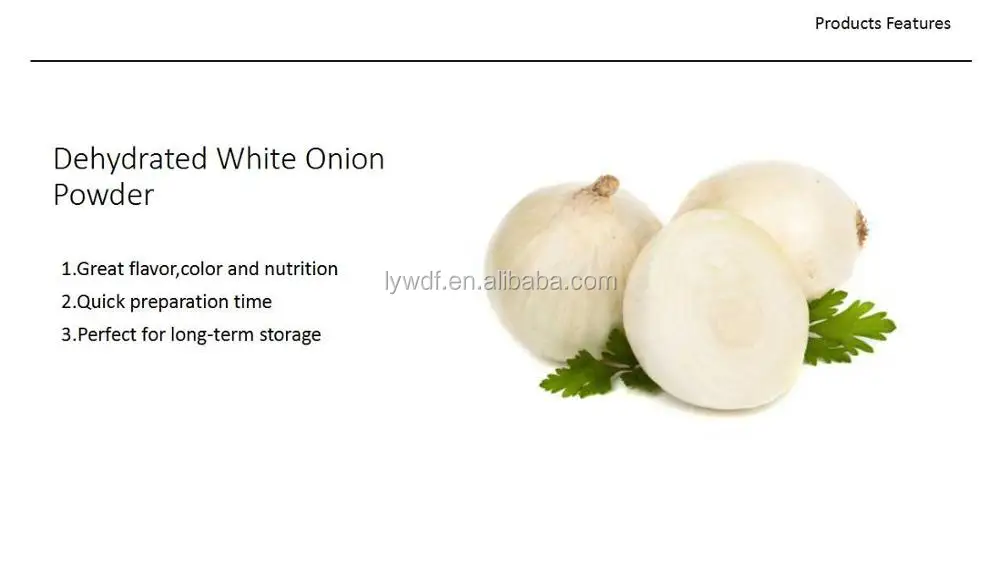 price for organic dehydrated white onions powder