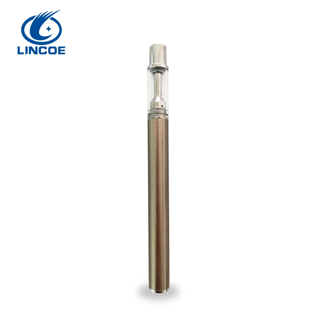 

Lincoe 510 Thread 280mah 5SC10C Cbd Disposable Vape Pens Battery With Usb Charger, Black/ silver/ gold