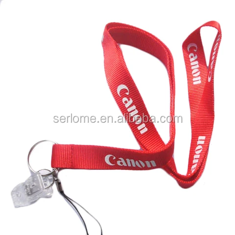 
Custom Make Short Neck Strap Thin Fabric Satin Ribbon Polyester Woven Medal Name Badge Red Cross Lanyard 
