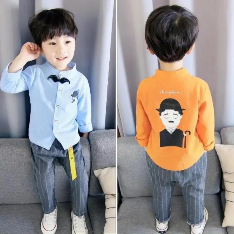 

2019 Instagram new arrived kids children boys clothes can customization organic cotton baby clothes