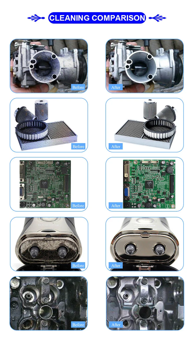 264L industrial ultrasonic cleaner with filtration system for cleaning cylinder block on automobile