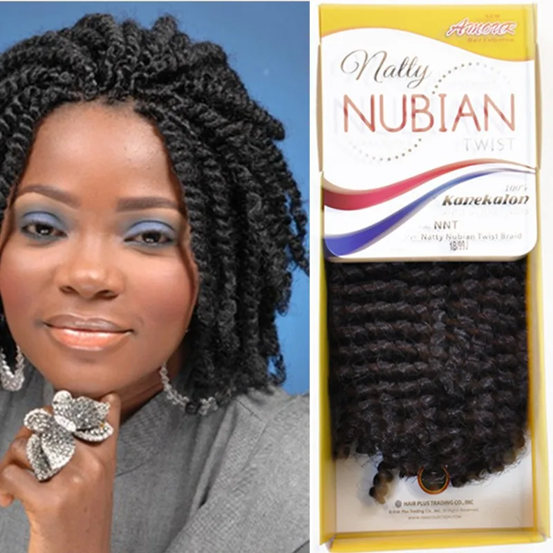 2x Small Havana Mambo Twist Crochet Braids Synthetic Braiding Hair