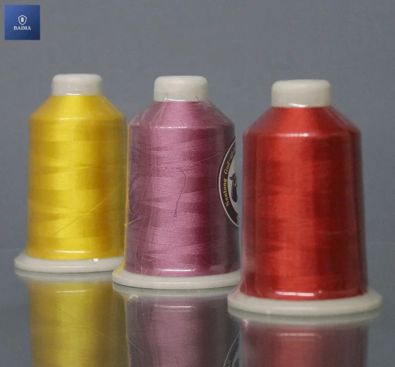 

BAI 100% Nylon embroidery machine thread for design shop, N/a