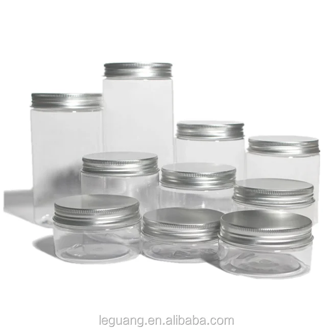 Biodegradable Clear Cosmetic Containers Volume 6 Oz 2 Oz 8oz Plastic