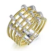 KENTURAY italy best selling jewelry 18K gold plated 925 silver ring