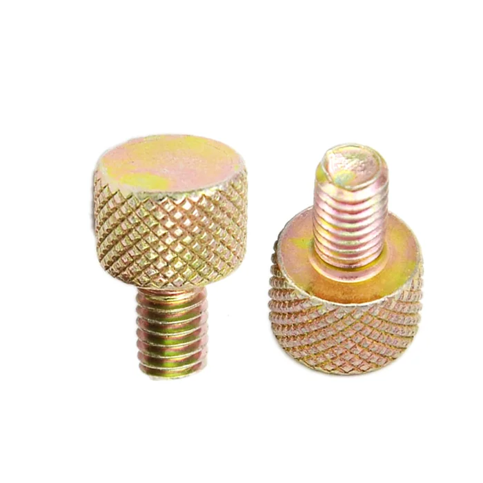 Custom Knurled Thumb Screw Nut M1.6 M2 M2.5 M3 M4 M5 M6 M8 M10 Zinc