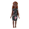 2019 Newest 13 Inch Vinyl Black American African Girl Doll Realistic for Kids