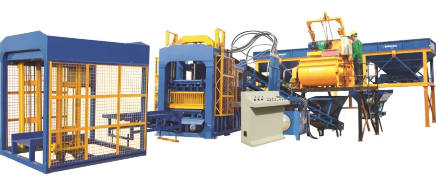 QT6A-15 automatic brick machine for solid -Multi-hole block making sale