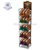 Retail Store Brand-Building Metal 5 Shelf Fold-Up Floor Display