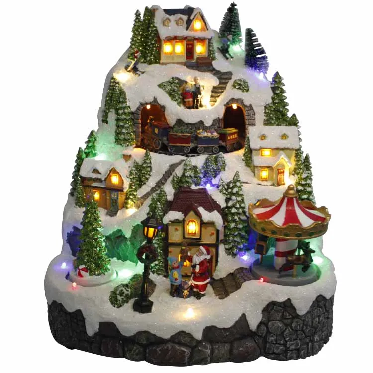 Animated Christmas Village Pieces 