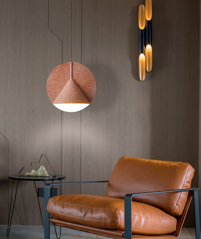 Nodic minimalist colorful resin casual residential cafe small chandelier pendant lights