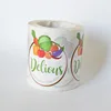 Hot Sale Cheap Custom Waterproof Plastic Food Vegetable Labels, Die Cut Logo Sticker Printing