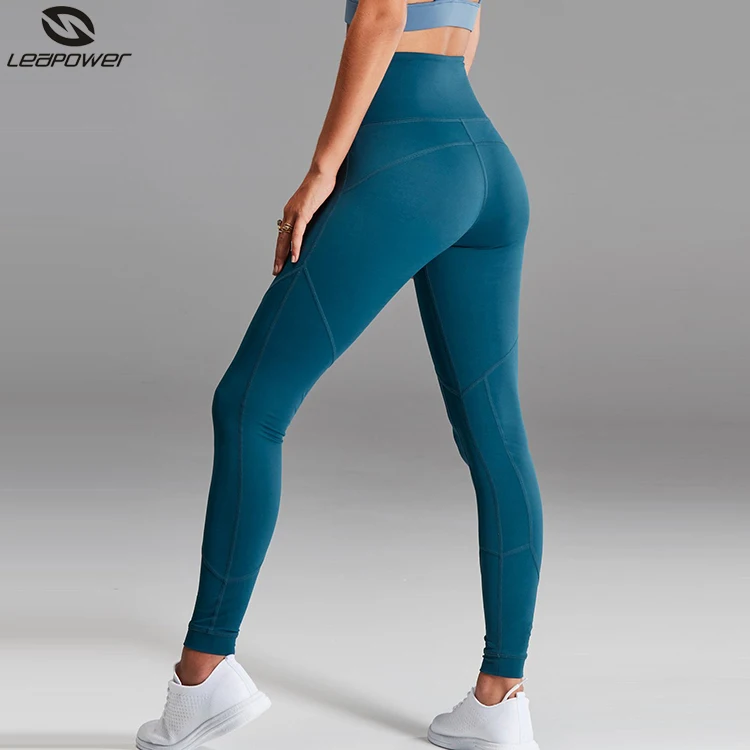 

Custom wholesale nylon spandex fitness compression yoga pants women OEM tights sports workout gym leggings 2018