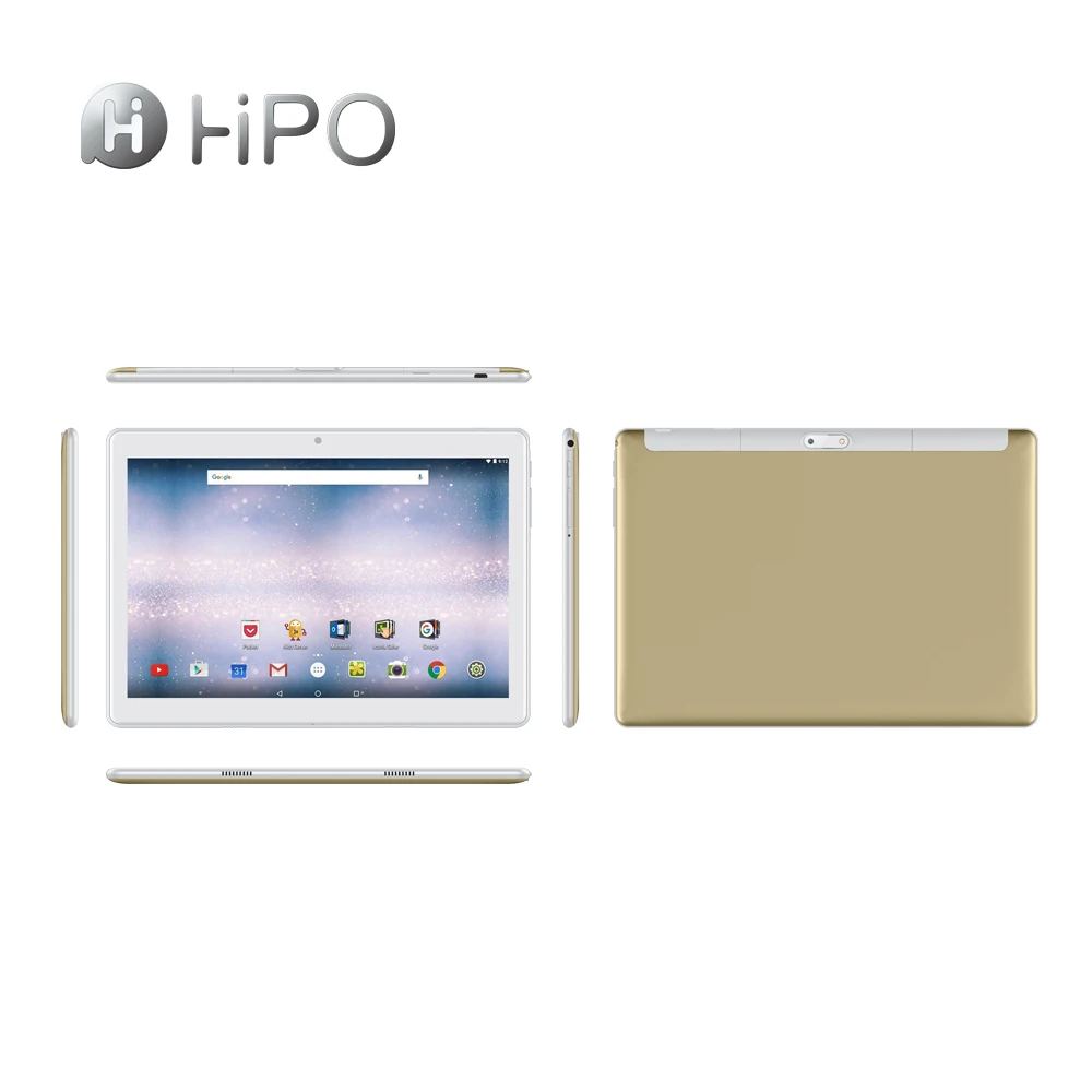 

Hipo M10 10.1 Inch 1280x800 Dual Camera 5000 mAh 2GB+32GB Android 3G Tablet PC With Sim Card Slot