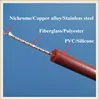 Warm room 105degree PVC/Silicone nichrome heating wire for winter plan life