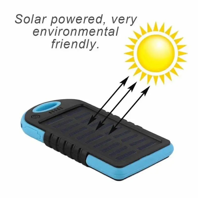 Factory Price waterproof solar power bank external power bank 2600mah with online shopping