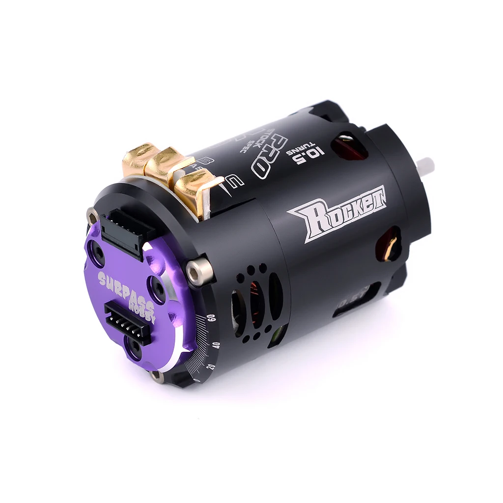 Rocket Sensor 540 V3 Sensored Brushless Dc Motor For 1/10th Competition