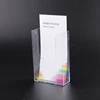 Premium Large 4 Tier Magazine Organizer, Brochure Holder, Wall Mount or Counter Top Use Clear Acrylic