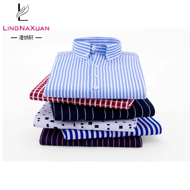 

2018 Wholesale new design popular striped mens shirts, N/a