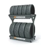 Floor Type metal tire rack Steel Wheel Frame Warehouse Tire Display Rack