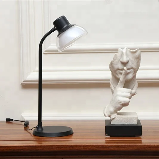 

Hot selling Portable Flexible Neck LED Table Desk Lamp For Office Study Room Living Room, Black