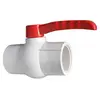the 4" white pvc ball vavles