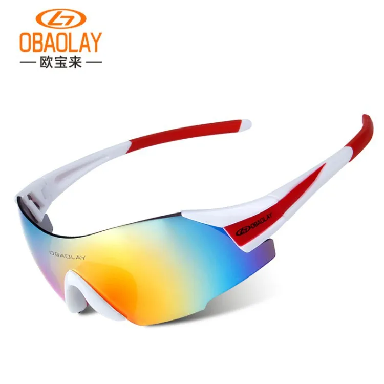 

OBAOLAY Cool sports eyewear sunglasses UV400 Cycling glasses bicycle bike riding goggles wholesale