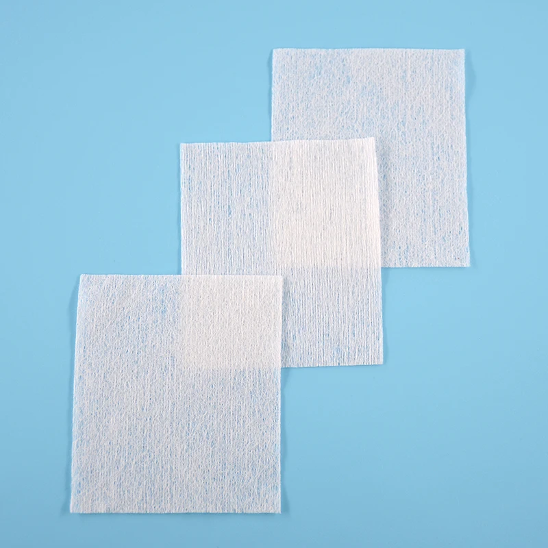 

Super thin cosmetic cotton pads Pure cotton Spunlance nonwoven for facial cleaning1000pcs/bag, Natural white