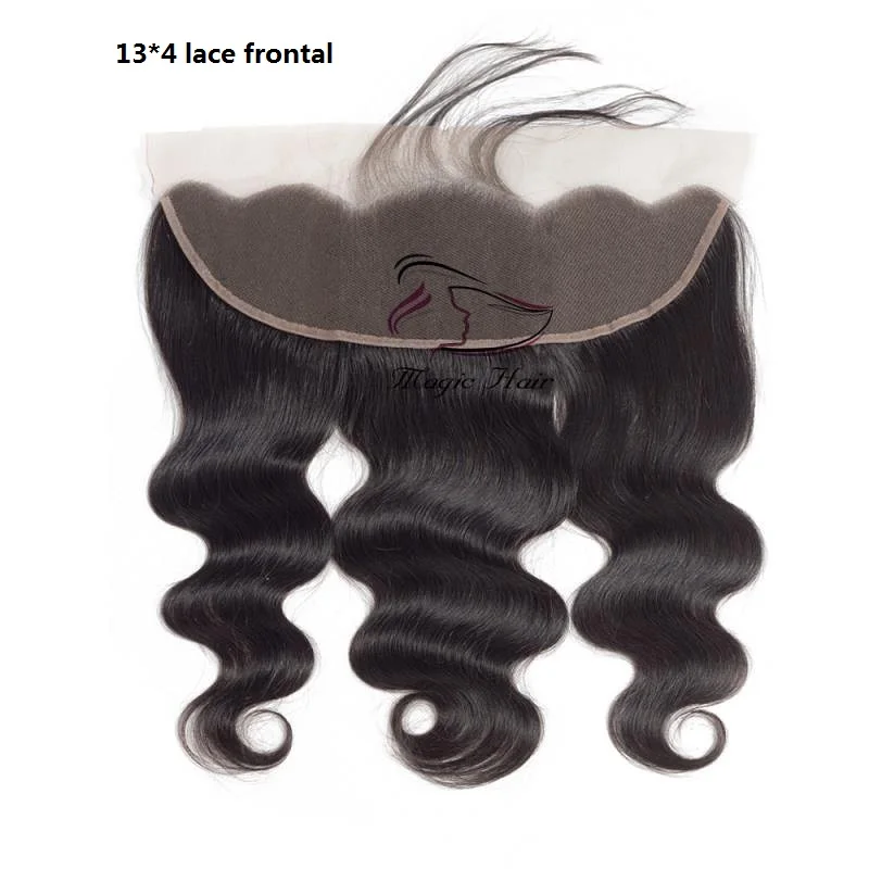 

low price lace frontal natural color Body Wave 13*4 lace frontal 10inch 150% density for women lace front topper
