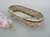 wholesale competitive price bread basket seagrass combined rattan