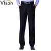 Black Pantalones suit pants Men's Original Work Pant anti-wrinkle pant working uniform black trousers