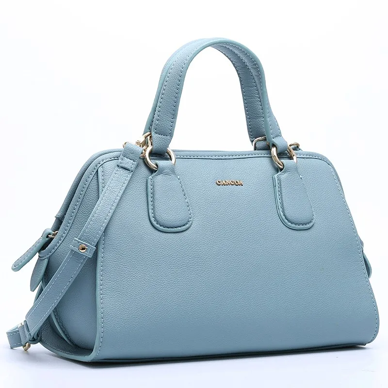 

105b-Paparazzi since 1992 oem factory brand tote handbags fashion lady hand bag pu leather satchel bag, Blue color, various color available