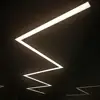 Fashionable designed aluminum 75*35 led linear wall mount light for project lighting