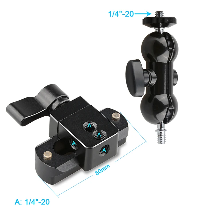 NATO Lock Mini Ball Head