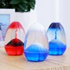 Custom volcanic eruption 1 minute acrylic glass oil liquid sand timer