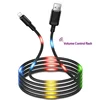 Volume Control Dance LED Light Flash Cable Data Sync 2A Fast Charging USB Cable