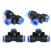 4mm-14mm Quick Connect Fitting Pu Union Tee Plastic Air Tube Pneumatic Fitting