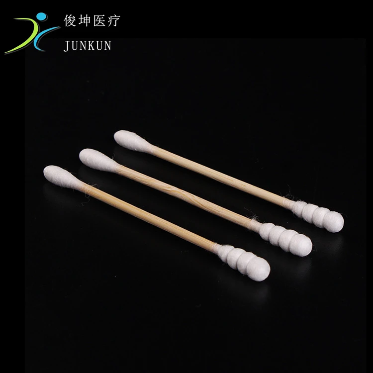 Disposable Cotton Japanese Qtip Wooden Bamboo Stick Manufacture Swab