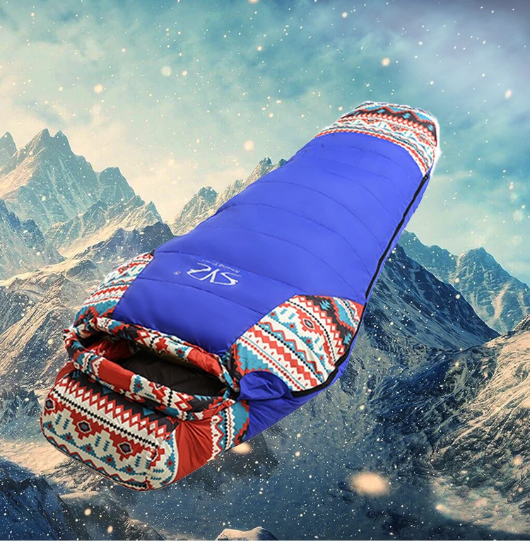 Ethnic Style 320t Nylon Fabric Wholesale Cold Weather Outdoor Eiderdown