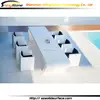 Popular Graceful White Hi-macs Acrylic Stone Bench Table
